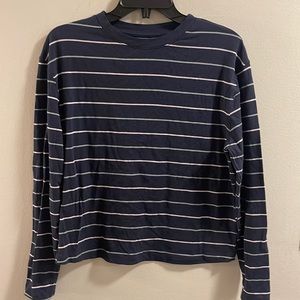 Striped blue long sleeve